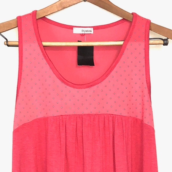 💙 5 for $25 - Coral Flowy Tank Top - Picture 2 of 3